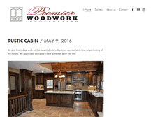Tablet Screenshot of premierwoodworkinc.com